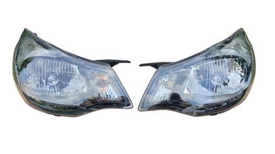 Лампа левая перед фара opel karl 14352 14353 oryg фото №1