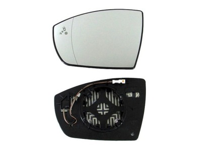 Вкладиш дзеркало зовнішнього лівий ford фото №1