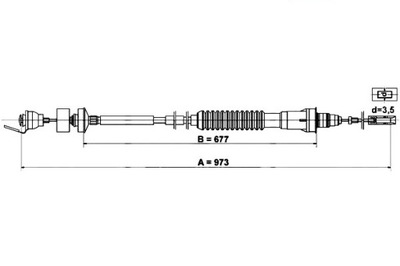 Ate трос сцепления citroen evasion jumpy fiat scud фото №1