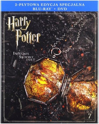 Harry Potter Insygnia Śmierci 1 BLU-RAY+DVD FOLIA