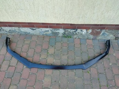 Накладка спойлер бампера перед civic x type r фото №1