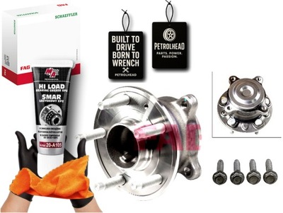 Набір підшипник колеса з ступиця задня chevrolet bolt opel #petrolhead pro+ kit7 фото №1