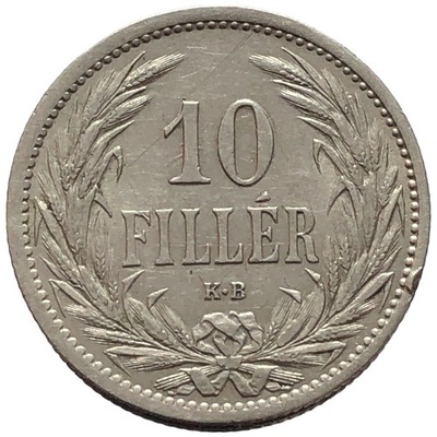 86132. Węgry - 10 fillerów - 1908r.