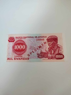 Angola - 1000 Kwanzas - 1979 - SPECIMEN - rzadki - UNC