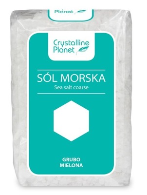 SÓL MORSKA GRUBO MIELONA 600 g - CRYSTALLINE PLANE