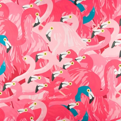 Jersey ITY Kimo wzór flamingi kolor różowy