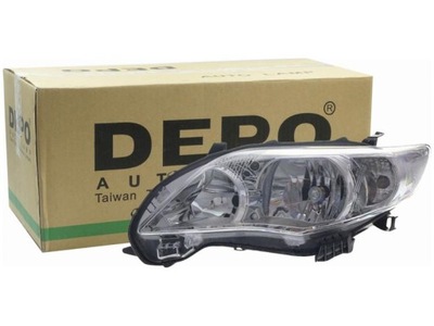 Лампа фара лівий toyota corolla e15 10-14 фото №1