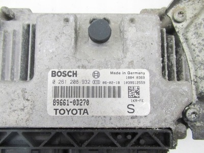 КОМПЬЮТЕР ДВИГАТЕЛЯ TOYOTA YARIS II 1.0B 89661-0D270