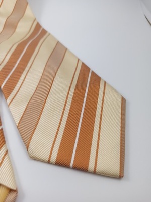 Hugo Boss Baldessarini jedwabny krawat w paski
