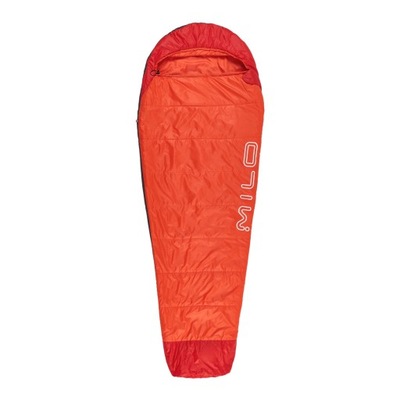 MILO Śpiwór Namib 850 orange/red race 185 cm Lewy