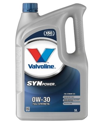 OLEJ VALVOLINE SYNPOWER FE 0W30 5L SYNTETYCZNY