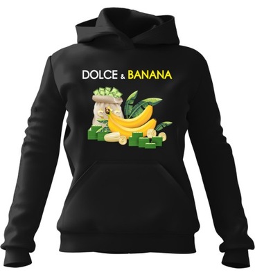 Bluza Męska z kapturem Dolce & Banana Czarna M