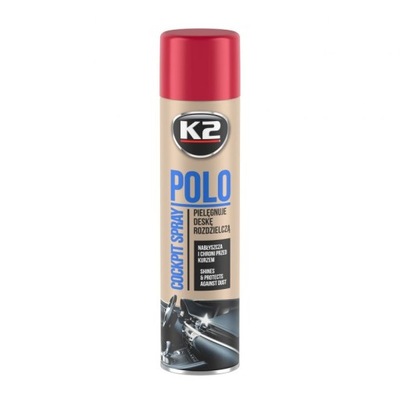 K2-POLO COCKPIT WIŚNIA PLAK DO KOKPITU 600ML