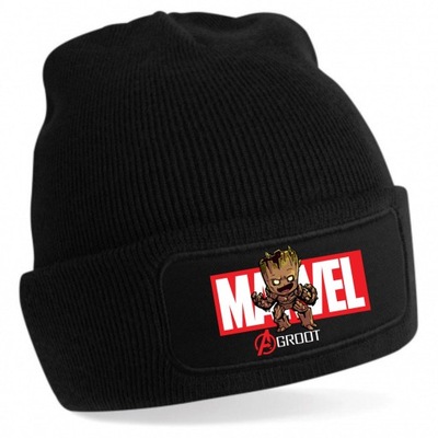 CZAPKA ZIMOWA CIEPŁA BEANIE MARVEL AVENGERS GROOT