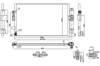 Nissens конденсатор кондиціонера ford focus iii 1.0 02.12- фото №1