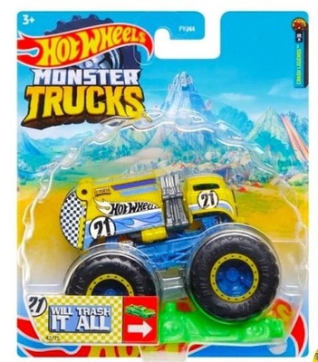 Hot Wheels Monster Trucks WILL TRASH IT ALL 1:64