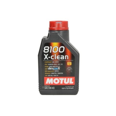 Olej MOTUL 8100 X-CLEAN 5W40 1 Litr