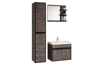 ZESTAW MEBLI ŁAZIENKOWYCH Z LUSTREM I UMYWALKĄ KOMPLET BODEGA