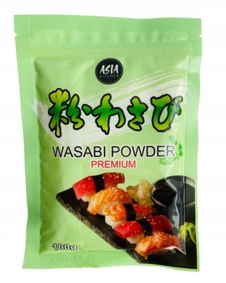 Wasabi chrzan proszek do sushi 100g Asia Kitchen