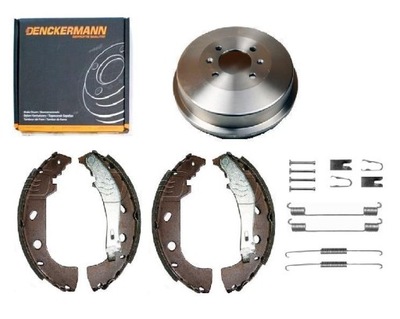 Тормозные барабаны тормозные колодки пружины fiat multipla kpl. фото №1