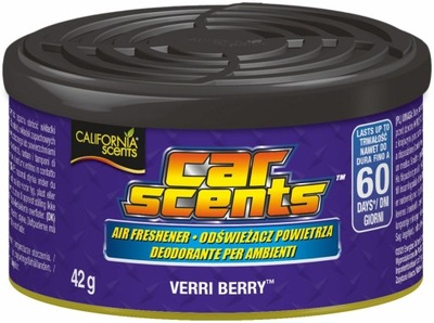 CALIFORNIA CAR SCENTS Zapach Verri Berry