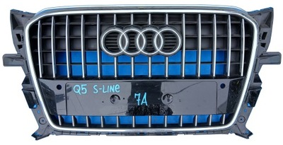 Решётка радиатора решётка радиатора audi q5 lift s-line чёрный 8r0853651ab фото №1