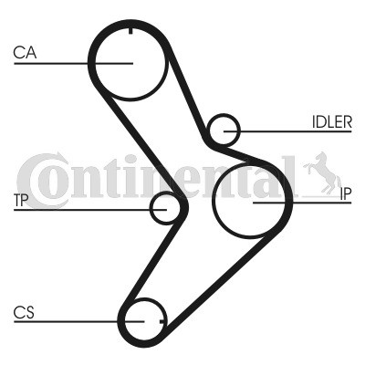 CORREA DISTRIBUCIÓN CT731  