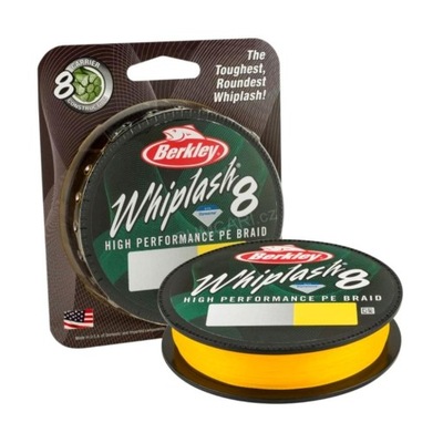 Plecionka Berkley Whiplash 8 Yellow 0,08mm 150m