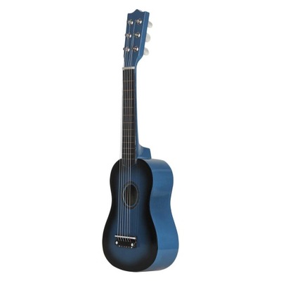 Najlepsza 21-calowa 6-strunowa gitara akustyczna z litego drewna Musical Blue