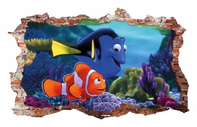 NAKLEJKI NA ŚCIANĘ Gdzie Jest Nemo Rybka Nemo Dory