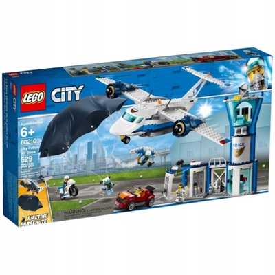 LEGO KLOCKI CITY 60210 BAZA POLICJI POWIETRZNEJ