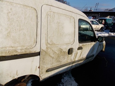 Дверь боковой правое renault kangoo 98-03 kpl. белый фото №1