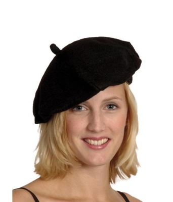 Beret Francuski Czarny