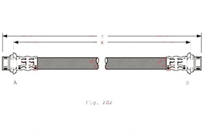 Trw шланг тормозной toyota 4 runner 3.4 4wd kzn фото №1