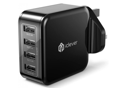 Ładowarka ścienna USB 40W iClever 4 portowa