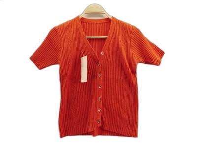 103__POMARAŃCZOWY__sweter damski__36 S__NOWY