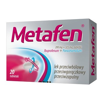 Metafen 200 mg + 325 mg 20 tabletek