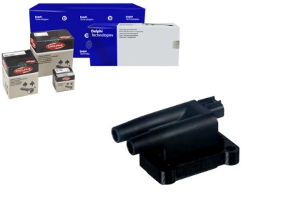 Катушка зажигания delphi 2o445 cu1488 iis256 12871 фото №1