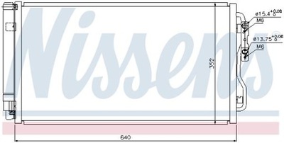 NISSENS 940236 SKRAPLACZ, KONDICIONAVIMAS 