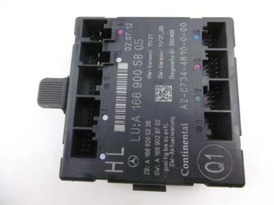 Mercedes gl ii x166 модуль дверь a1669005805 фото №1