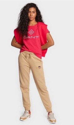 GANT T-SHIRT REGULAR FIT KLASYCZNY RÓŻOWY XXL AAA