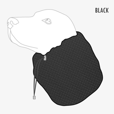 Snood siateczkowy dla psa CLASSIC BLACK - Rozmiar: M