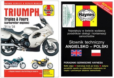 TRIUMPH TRIPLES & FOURS (1991-2004) MANUAL REPAIR HAYNES +GRATIS 24H  