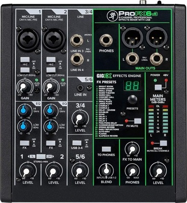 Mackie ProFX6v3 Mikser Analogowy