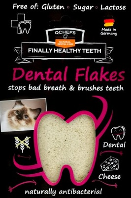 QCHEFS CAT Dental Flakes dla kota