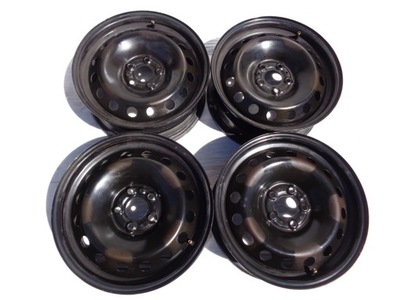 4 PCS. DISCS STEEL 15'' FIAT 500L , DOBLO II ,TIPO II ET39  