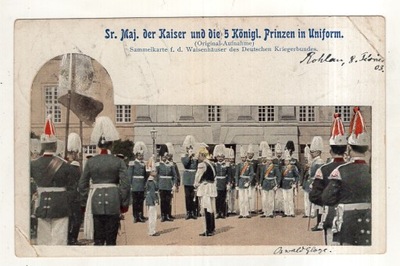PRUSY - Kaiser Gwardia Berlin - z Warlubie - 1903