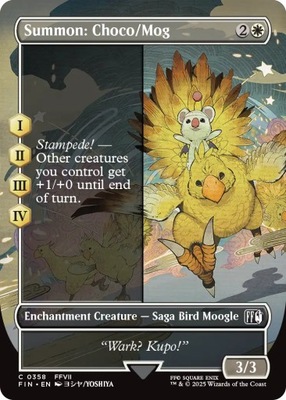 MTG Summon: Choco/Mog *Borderless*