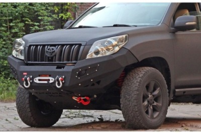 Бампер передний стальной toyota land cruiser 150 2009-2014 more 4x4 фото №1