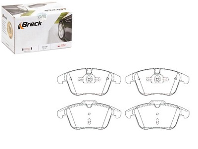 Breck тормозные колодки тормозные ford перед mondeo galaxy v7 фото №1